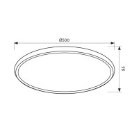 VIVALUX  LED ПЛАФОНИЕРА МУЛТИФУНКЦИОНАЛНА HERA LED 60W 3000-6400K VIV004165