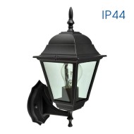 VIVALUX ВЪНШНО СТЕННО ОСВЕТЛЕНИЕ ФЕНЕР RIGA WU006  ЧЕРЕН  IP44 VIV004223 