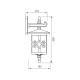 VIVALUX FACADE WALL LIGHT LANTERN  JARDIN ∙ WD008 ∙ COFFEE BROWN∙ IP44