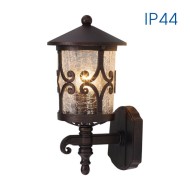 VIVALUX FACADE WALL LIGHT LANTERN  JARDIN WU008 COFFEE BROWN IP44 VIV004233 