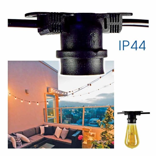 VIVALUX FACADE OUTDOOR LIGHT CHAIN SWING-L lighting  5xE27 IP44 VIV004242