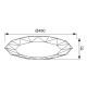 VIVALUX LED LIGHTING FIXTURE MULTIFUNCTIONAL JEWEL LED 60W 3000-6400K