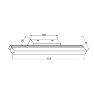 VIVALUX  LED ТЯЛО ЗА БАНЯ DAFNE LED  9W  4000K ХРОМ