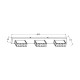 VIVALUX  LED ТЯЛО ЗА БАНЯ JOYA LED  9W  4000K ХРОМ
