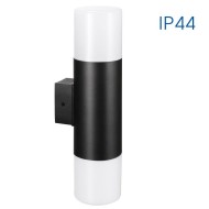 VIVALUX  FACADE LIGHTING UNIT KYOTO/W  2XE27  BLACK  IP44 VIV004344