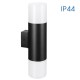 VIVALUX APLICE EXTERIOR LUMINAIRE KYOTO/W ∙ 2XE27 ∙ NEGRU ∙ IP44 VIV004344