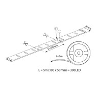VIVALUX LED ЛЕНТА LENTA LED ∙ 60 SMD3528 ∙ ЖЪЛТА ∙ 5М