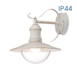 VIVALUX FACADE WALL LIGHT LANTERN RIVIERA  WD010  WHITE  IP44 VIV004365