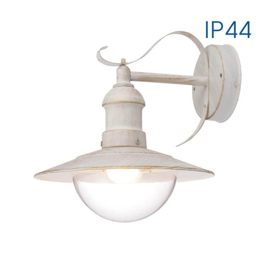 VIVALUX FACADE WALL LIGHT LANTERN RIVIERA ∙ WD010 ∙ WHITE ∙ IP44
