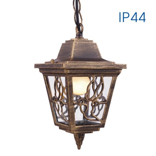 VIVALUX FACADE OUTDOOR LIGHT LANTERN LYON ∙ H003 ∙ ANTIQUE BRASS ∙ IP44