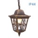 VIVALUX FACADE OUTDOOR LIGHT LANTERN LYON ∙ H003 ∙ ANTIQUE BRASS ∙ IP44