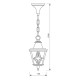 VIVALUX FACADE OUTDOOR LIGHT LANTERN LYON ∙ H003 ∙ ANTIQUE BRASS ∙ IP44