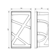VIVALUX APLICE EXTERIOR LUMINAIRE MAUI 1XE27  MARO  IP44 VIV004380