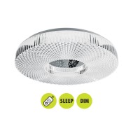 VIVALUX  МУЛТИФУНКЦИОНАЛНА LED ПЛАФОНИЕРА С ДИСТАНЦИОННО ARIA LED 75W VIV004427