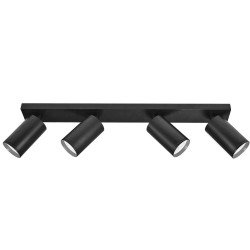 VIVALUX SPOT LINEAR DE TAVAN SP711-4L BK LUX NEGRU 4XGU10 VIV004560