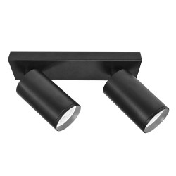 VIVALUX SPOT LINEAR DE TAVAN SP712 BK-2L LUX NEGRU 2XGU10 VIV004562