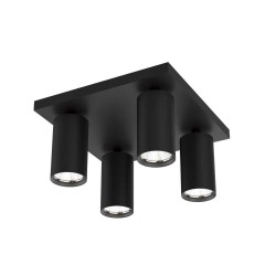 VIVALUX SPOT DE TAVAN SP714-4SQ BK LUX ∙ NEGRU ∙ 4XGU10