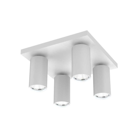 VIVALUX СПОТ ЗА ТАВАН SP714-4SQ WH LUX ∙ БЯЛ ∙ 4XGU10