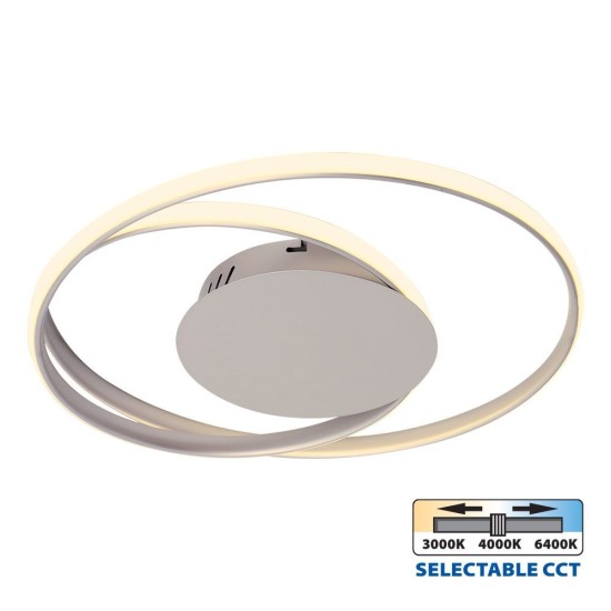 VIVALUX LED LIGHTING FIXTURE ODEON LED 38W  SATIN NIKEL VIV004609