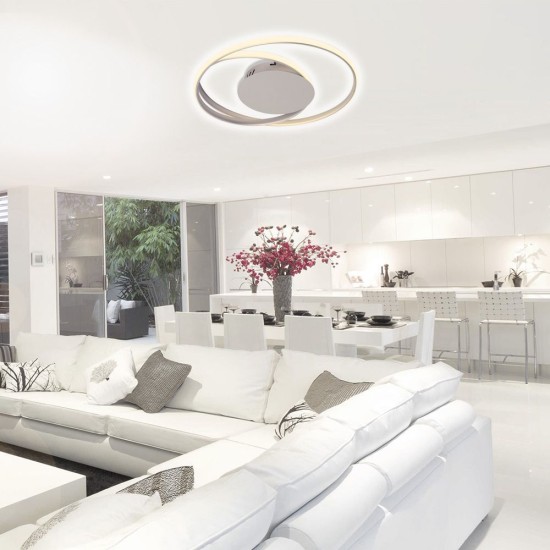 VIVALUX LED LIGHTING FIXTURE ODEON LED 38W  SATIN NIKEL VIV004609