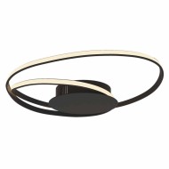 VIVALUX LED ПЛАФОНИЕРА ODEON LED  38W ЧЕРЕН VIV004610