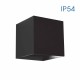 VIVALUX APLICE EXTERIOR LUMINAIRE STARK LED ∙ 2 X 3W SQ ∙ BLACK ∙ 4000K ∙ IP54