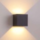 VIVALUX APLICE EXTERIOR LUMINAIRE STARK LED ∙ 2 X 3W SQ ∙ BLACK ∙ 4000K ∙ IP54