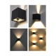 VIVALUX APLICE EXTERIOR LUMINAIRE STARK LED ∙ 2 X 3W SQ ∙ BLACK ∙ 4000K ∙ IP54