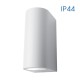 VIVALUX APLICE EXTERIOR LUMINAIRE PORTO/R ∙ 2 X GU10 ∙ WHITE ∙ IP44