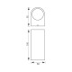 VIVALUX APLICE EXTERIOR LUMINAIRE PORTO/R ∙ 2 X GU10 ∙ WHITE ∙ IP44