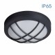 VIVALUX ВЪНШНА LED ПЛАФОНИЕРА MEZZO/X LED 18W  ЧЕРЕН  4000K  IP65 VIV004746