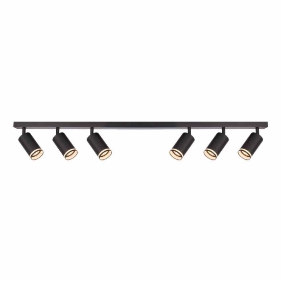 VIVALUX SPOT LINEAR DE TAVAN SP736-6L BK KING ∙ NEGRU ∙ 6XGU10