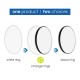 VIVALUX LED ПЛАФОН С ДВА РИНГА SIRI LED 32W 4000K IP44 VIV004811