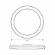VIVALUX LED ПЛАФОН С ДВА РИНГА SIRI LED 32W 4000K IP44 VIV004811