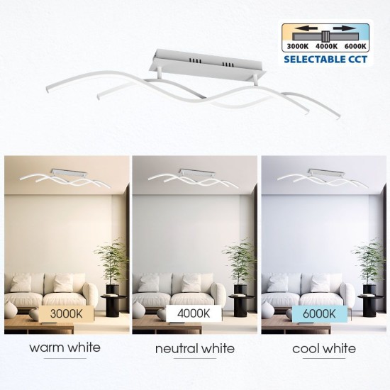 VIVALUX CORPORARE DE ILUMINAT SOLUT LED 27W ALB CCT-switch VIV004860