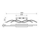 VIVALUX CORPORARE DE ILUMINAT SOLUT LED 27W ALB CCT-switch VIV004860