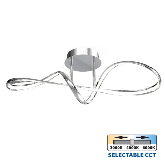 VIVALUX CORPORARE DE ILUMINAT ETERNITY LED 36W CROM CCT-switch VIV004864