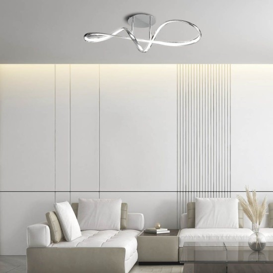 VIVALUX CORPORARE DE ILUMINAT ETERNITY LED 36W CROM CCT-switch VIV004864