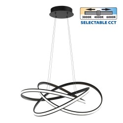 VIVALUX  LED ПОЛИЛЕЙ MAREA LED 60W CCT ЧЕРЕН VIV004867