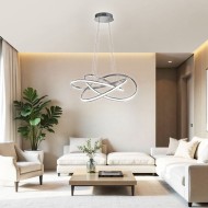 VIVALUX LED CHANDELIER MAREA LED 60W CHROME CCT VIV004868