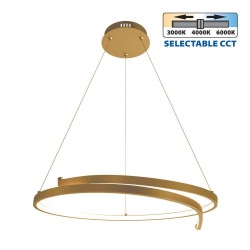 VIVALUX  LED ПОЛИЛЕЙ OMICRON LED 38W CCT ЗЛАТО VIV004869