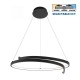 VIVALUX  LED ПОЛИЛЕЙ OMICRON LED 38W CCT ЧЕРЕН VIV004870