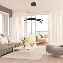 VIVALUX  LED ПОЛИЛЕЙ OMICRON LED 38W CCT ЧЕРЕН VIV004870