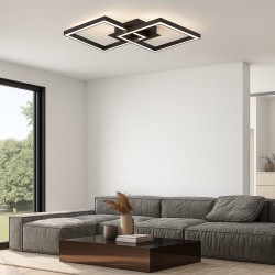 VIVALUX  LED ПЛАФОНИЕРА SONOMA LED SQ2  20W ЧЕРЕН 4000K VIV005033