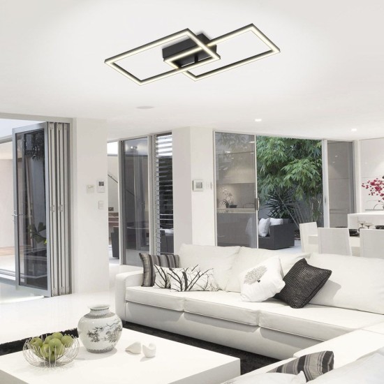 VIVALUX CORPORARE DE ILUMINAT SONOMA LED RC2  20W BLACK 4000K VIV005034