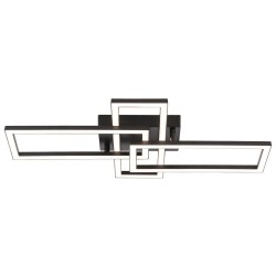 VIVALUX  LED ПЛАФОНИЕРА SONOMA LED RC3  24W ЧЕРЕН 4000K VIV005035