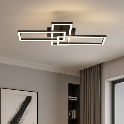 VIVALUX  LED ПЛАФОНИЕРА SONOMA LED RC3  24W ЧЕРЕН 4000K VIV005035