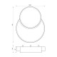 VIVALUX CORPORARE DE ILUMINAT PEBBLE LED 35W VIV005151