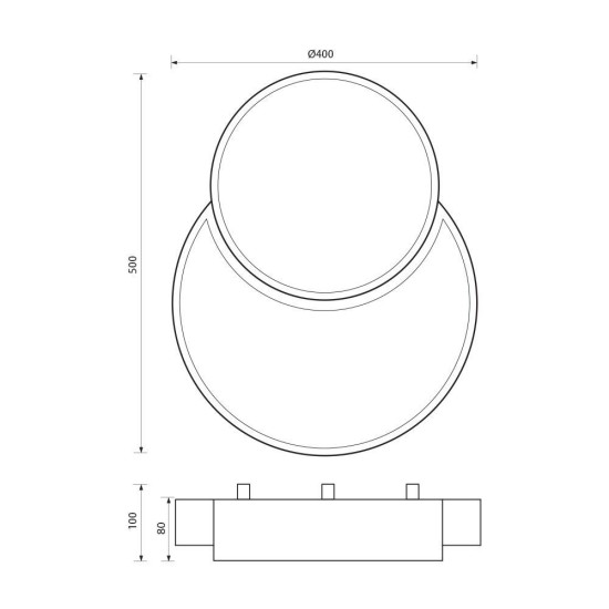 VIVALUX CORPORARE DE ILUMINAT PEBBLE LED 35W VIV005152
