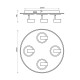 VIVALUX  МУЛТИФУНКЦИОНАЛНА LED ПЛАФОНИЕРА СПОТ С ДИСТАНЦИОННО DOROTHY LED 74W VIV005155